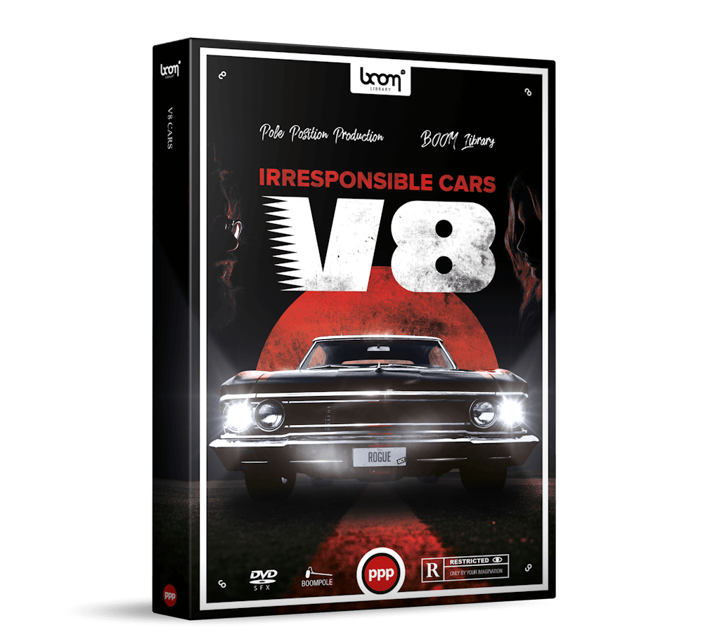 Cars V8 Sound Effects Library Product Box