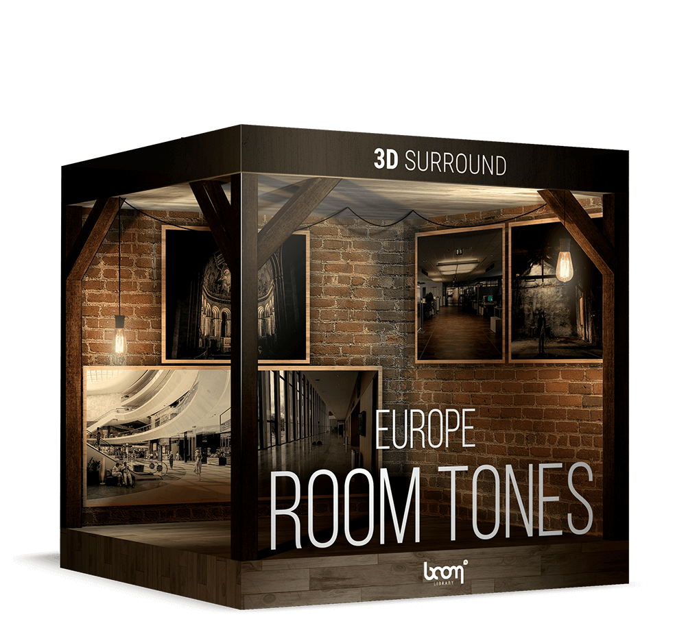 BOOM Library 3D Surround Room Tones Europe Sound Effects Product Packshot