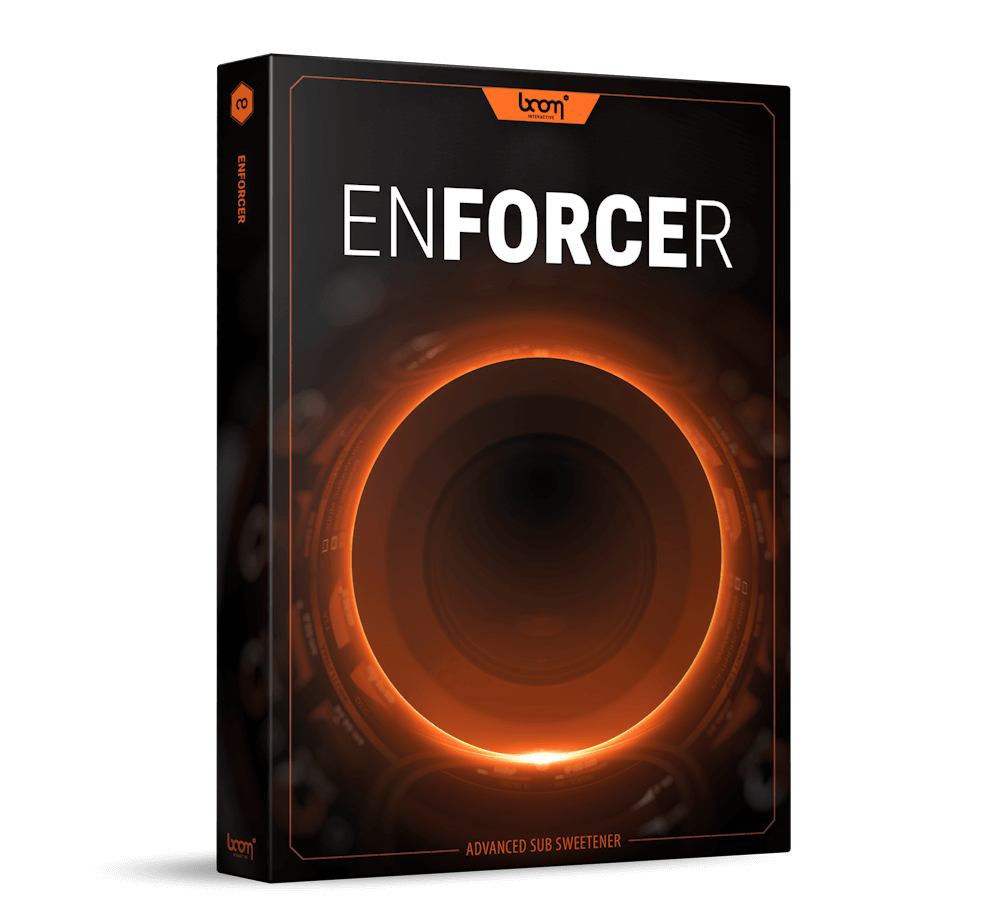 Enforcer bass software plug-in by BOOM Library product packshot
