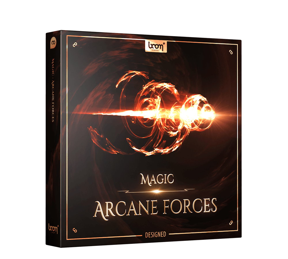BOOM Library Magic Arcane Forces SFX Designed Packshot