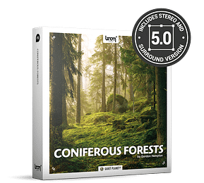 Coniferous Forests Nature Ambience Sound Effects Library Product Box
