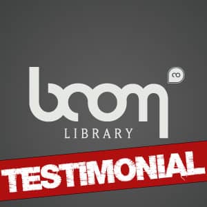 testimonial, boom library