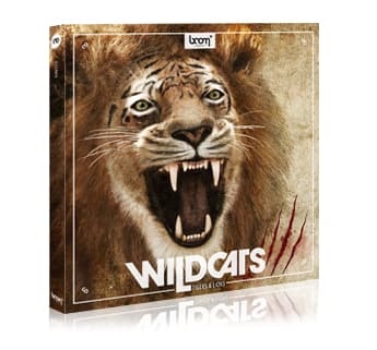 Wildcats tigers and lions Sound Effects Library Product Box