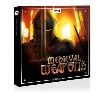 Medieval Weapons Sound Effects Library Designed Product Box