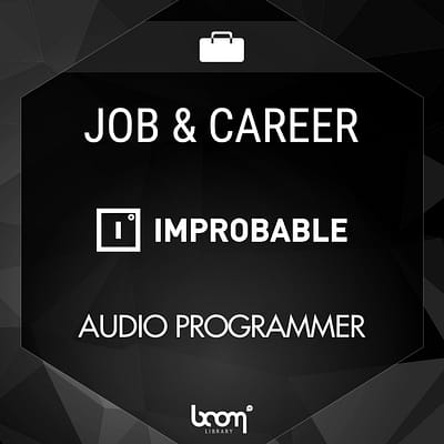 boom library, job, audio programmer, inprobable
