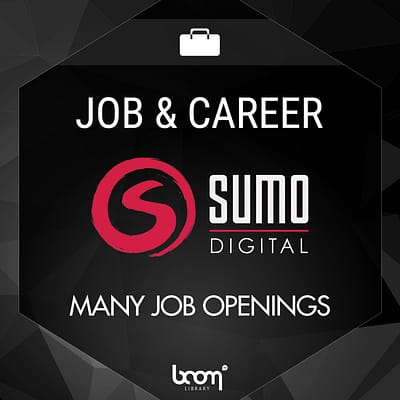 jobs, sumo digital, boom library, sound desginer, audio programmer