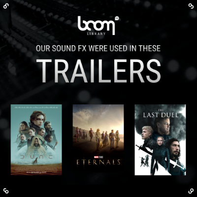 HEAR BOOM LIBRARY SOUNDS IN THESE LATEST TRAILERS