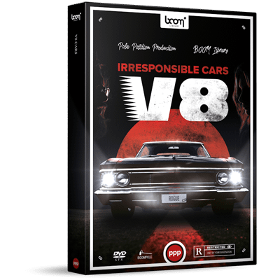 BOOM Library v8 cars sound effects product packshot