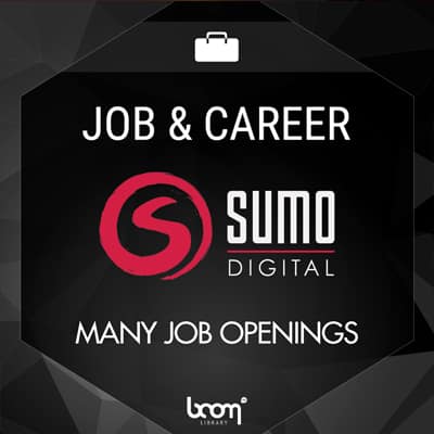 jobs, sumo digital, boom library, sound desginer, audio programmer