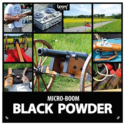 Black Powder Sound Effects Library Product Box 2D front