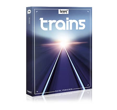 Boom Library Trains Sounds Sound Effects Cover Art Railroad