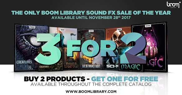 [NEWS] BOOM Library 3FOR2 Raffle Announcement