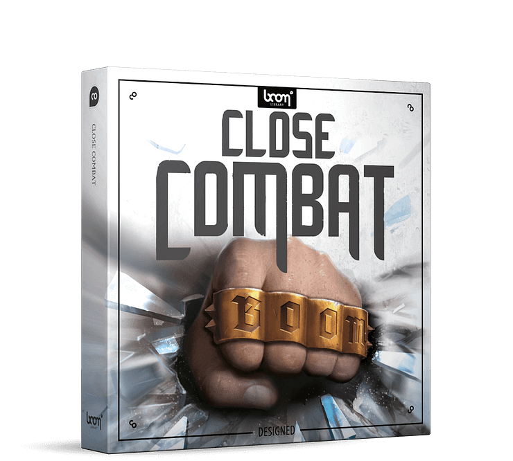 Close Combat Fight Sound Effects Designed Product Box by BOOM Library