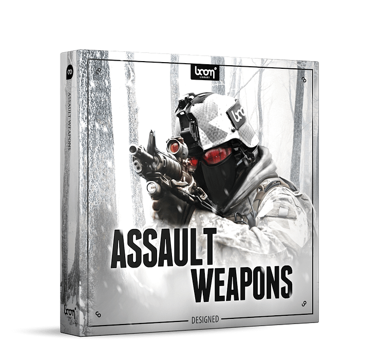 Assault Weapons Sound Effects Library Product Box