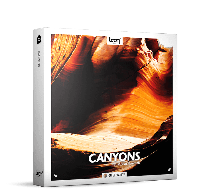 Canyons Nature Ambience Sound Effects Library Product Box