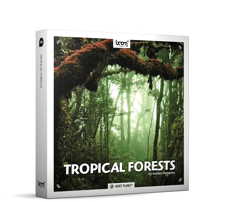Tropical Forests Nature Ambience Sound Effects Library Product Box