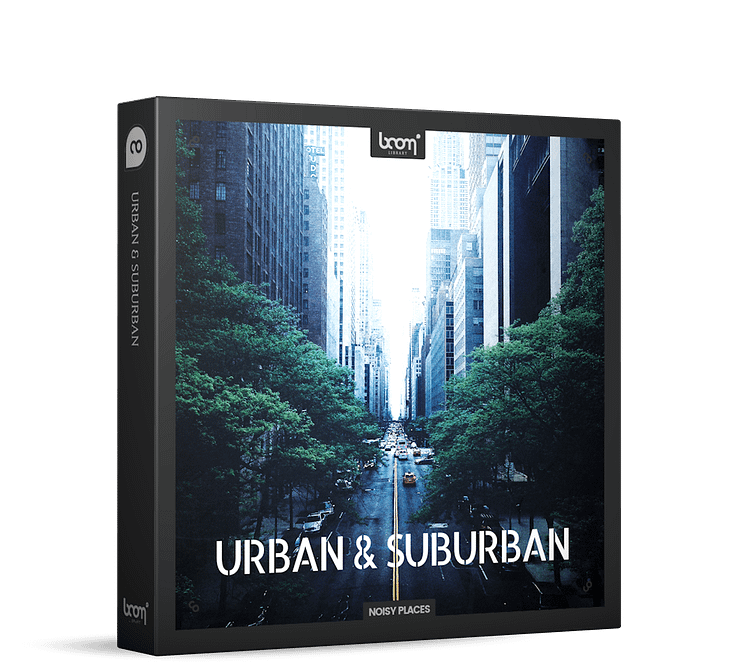 Urban & Suburban Sound Effects by BOOM Library Product Box