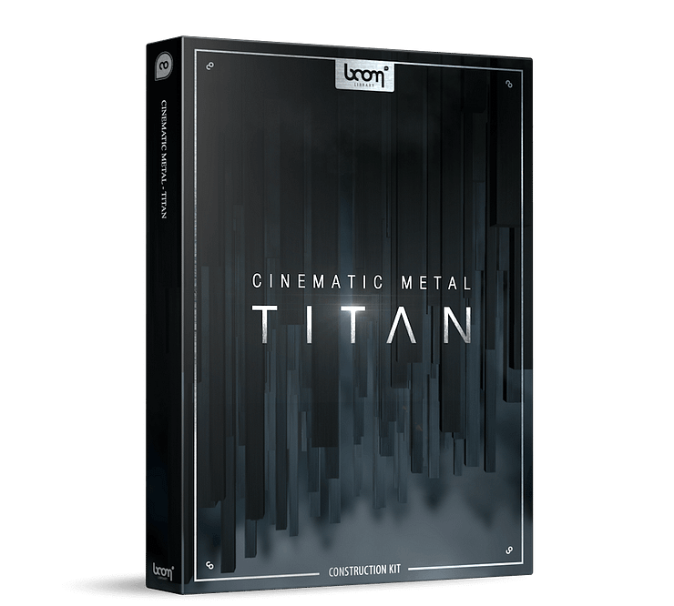 BOOM Library Cinematic Metal Titan Sound Effect Construction Kit Product Packshot