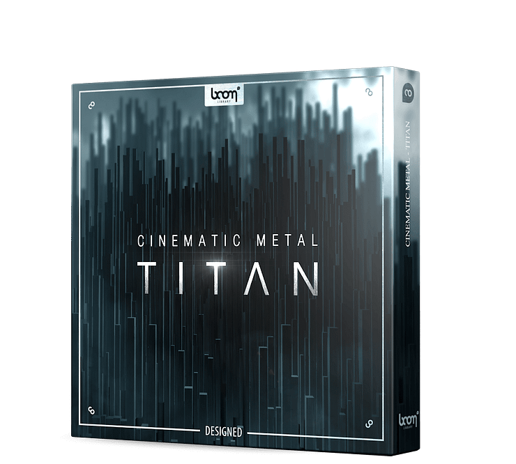 BOOM Library Cinematic Metal Titan Sound Effects Designed Product Packshot