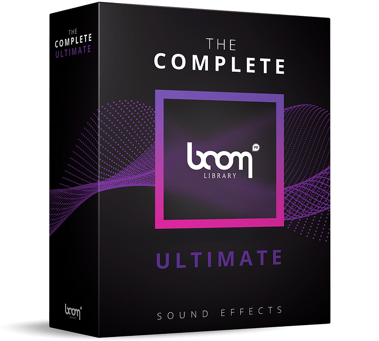 The Complete BOOM Ultimate Sound Effect by BOOM Librarys Collection