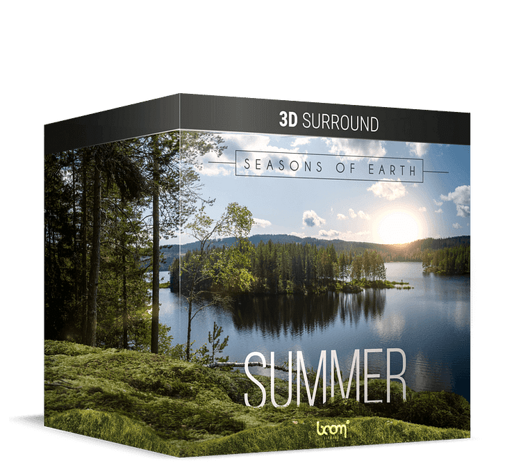 BOOM Library 3D Surround sound effects seasons of earth summer packshot