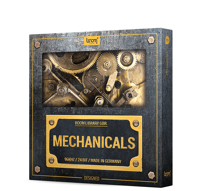 Mechanicals Sound Effects Library Designed Product Box