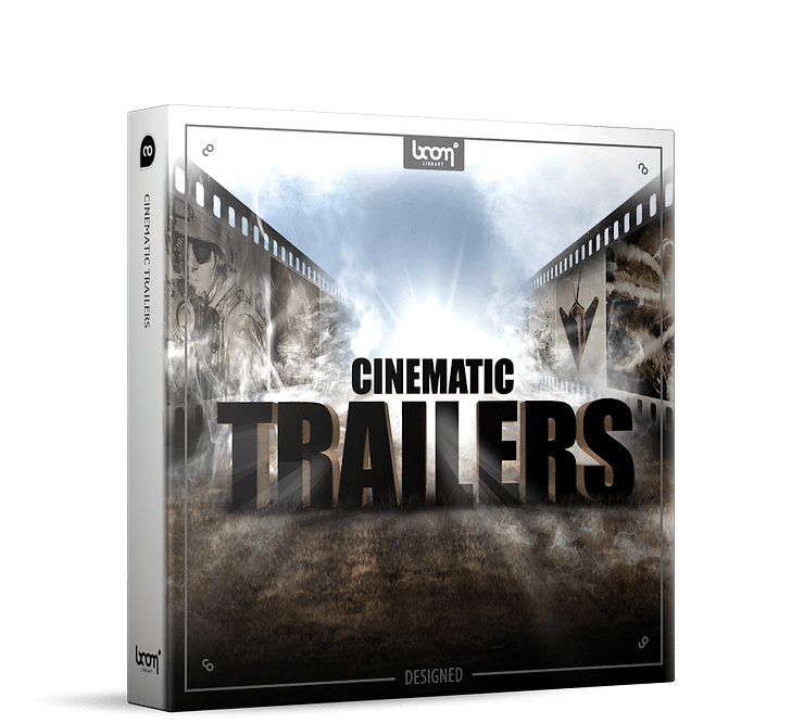 Cinematic Trailers Sound Effects Designed Library Product Box