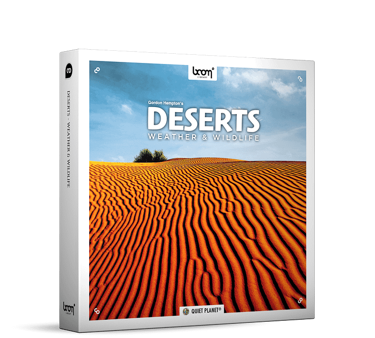Deserts Nature Ambience Sound Effects Library Product Box