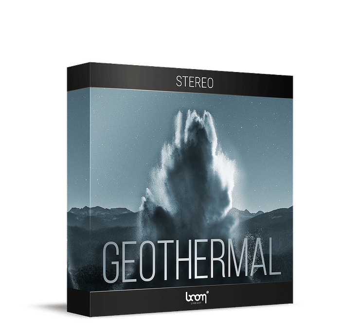 BOOM Library sound effects Geothermal Stereo Artwork