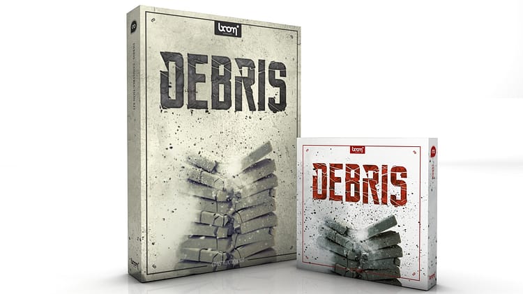 Debris Sound Effects Library Product Box by BOOM Library