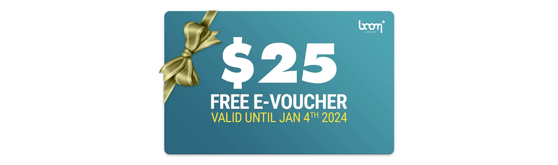 BOOM LIBRARY CHRISTMAS VOUCHER 2023