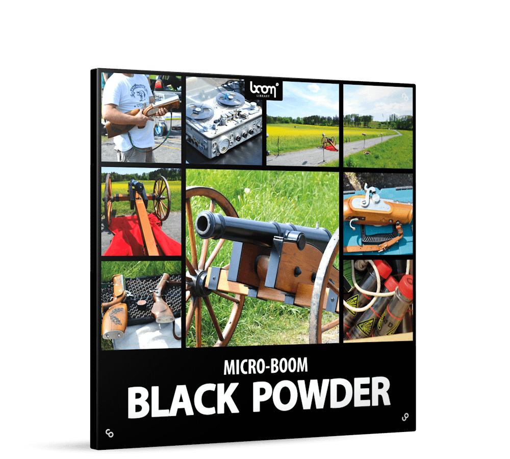 Black Powder Sound Effects Library Product Box